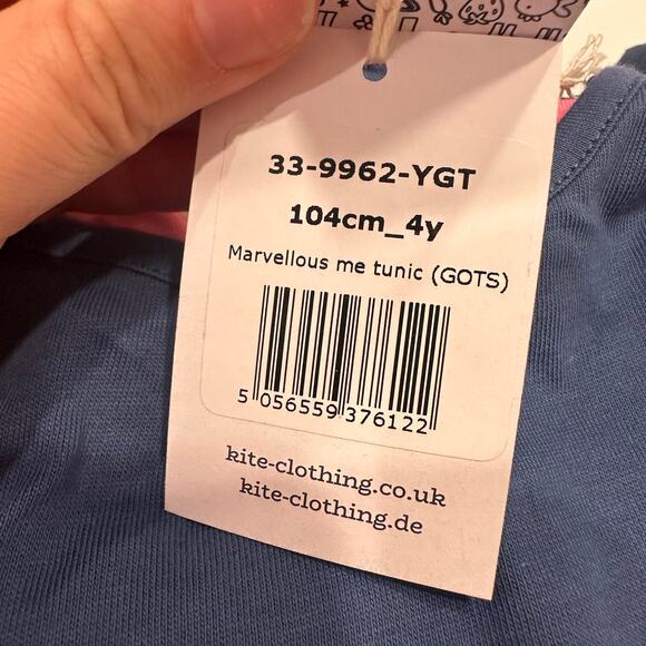 NWT Kite Blue Appliqué Turtle Long Sleeve Shirt - Picture 7 of 7